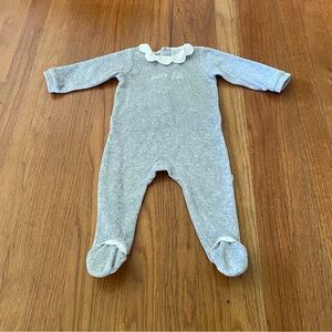 Jacadi Velvet Petite File Baby Girl One Piece